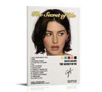 ZLLFES Gracie Abrams The Secret of Us Poster Canvas Wall Art Modern Simple Style Suitable for Various Life Scenes Is Also A Great Birthday Gift Souvenir ChoiceFrame-style24x36inch(60x90cm)