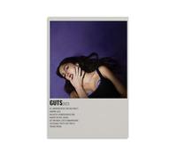 ZLLFES Guts Olivia Rodrigo Poster Canvas Wall Art Modern Simple Style Suitable for Various Life Scenes Is Also A Great Birthday Gift Souvenir ChoiceUnframe-style16x24inch(40x60cm)