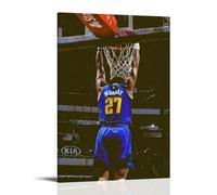 ZLLFES Jamal Murray Poster Canvas Wall Art Modern Simple Style Suitable for Various Life Scenes Is Also A Great Birthday Gift Souvenir ChoiceFrame-style16x24inch(40x60cm)