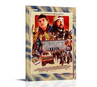 ZLLFES Jay And Silent Bob Strike Back Poster Canvas Wall Art Modern Simple Style Suitable for Various Life Scenes Is Also A Great Birthday Gift Souvenir ChoiceFrame-style16x24inch(40x60cm)
