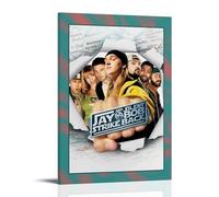 ZLLFES Jay And Silent Bob Strike Back Poster Canvas Wall Art Modern Simple Style Suitable for Various Life Scenes Is Also A Great Birthday Gift Souvenir ChoiceFrame-style08x12inch(20x30cm)