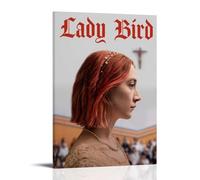 ZLLFES Lady Bird Poster Canvas Wall Art Modern Simple Style Suitable for Various Life Scenes Is Also A Great Birthday Gift Souvenir ChoiceFrame-style08x12inch(20x30cm)