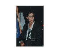 ZLLFES Michael Jackson Poster Canvas Wall Art Modern Simple Style Suitable for Various Life Scenes Is Also A Great Birthday Gift Souvenir ChoiceUnframe-style24x36inch(60x90cm)