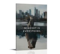 ZLLFES Minoset Is Everything Poster Canvas Wall Art Modern Simple Style Suitable for Various Life Scenes Is Also A Great Birthday Gift Souvenir ChoiceFrame-style16x24inch(40x60cm)