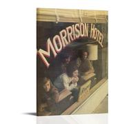 ZLLFES Morrison Hotel by The Doors Poster Canvas Wall Art Modern Simple Style Suitable for Various Life Scenes Is Also A Great Birthday Gift Souvenir ChoiceFrame-style20x30inch(50x75cm)