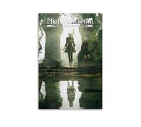 ZLLFES Nier Automata Poster Canvas Wall Art Modern Simple Style Suitable for Various Life Scenes Is Also A Great Birthday Gift Souvenir ChoiceUnframe-style24x36inch(60x90cm)