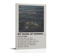 ZLLFES Not Waving But Drowning Poster Canvas Wall Art Modern Simple Style Suitable for Various Life Scenes Is Also A Great Birthday Gift Souvenir ChoiceFrame-style24x36inch(60x90cm)