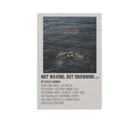 ZLLFES Not Waving But Drowning Poster Canvas Wall Art Modern Simple Style Suitable for Various Life Scenes Is Also A Great Birthday Gift Souvenir ChoiceUnframe-style16x24inch(40x60cm)