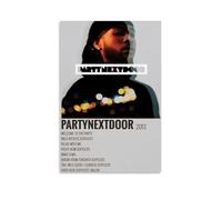 ZLLFES PartyNextDoor Poster Canvas Wall Art Modern Simple Style Suitable for Various Life Scenes Is Also A Great Birthday Gift Souvenir ChoiceUnframe-style16x24inch(40x60cm)