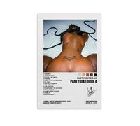 ZLLFES PartyNextDoor Poster Canvas Wall Art Modern Simple Style Suitable for Various Life Scenes Is Also A Great Birthday Gift Souvenir ChoiceUnframe-style24x36inch(60x90cm)