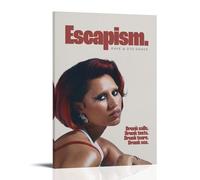 ZLLFES Raye X 070 Shake Escapism Poster Canvas Wall Art Modern Simple Style Suitable for Various Life Scenes Is Also A Great Birthday Gift Souvenir ChoiceFrame-style24x36inch(60x90cm)