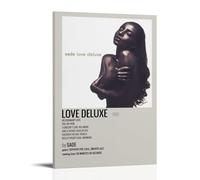 ZLLFES Sade Love Deluxe Poster Canvas Wall Art Modern Simple Style Suitable for Various Life Scenes Is Also A Great Birthday Gift Souvenir ChoiceFrame-style20x30inch(50x75cm)