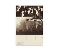 ZLLFES Slowdive Souvlaki Poster Canvas Wall Art Modern Simple Style Suitable for Various Life Scenes Is Also A Great Birthday Gift Souvenir ChoiceUnframe-style08x12inch(20x30cm)