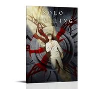 ZLLFES Solo Leveling Poster Canvas Wall Art Modern Simple Style Suitable for Various Life Scenes Is Also A Great Birthday Gift Souvenir ChoiceFrame-style12x18inch(30x45cm)