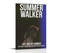 ZLLFES Summer Walker Last Day of Summer Poster Canvas Wall Art Modern Simple Style Suitable for Various Life Scenes Is Also A Great Birthday Gift Souvenir ChoiceFrame-style24x36inch(60x90cm)