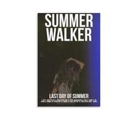 ZLLFES Summer Walker Last Day of Summer Poster Canvas Wall Art Modern Simple Style Suitable for Various Life Scenes Is Also A Great Birthday Gift Souvenir ChoiceUnframe-style24x36inch(60x90cm)