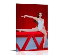 ZLLFES Sunisa Lee Poster Canvas Wall Art Modern Simple Style Suitable for Various Life Scenes Is Also A Great Birthday Gift Souvenir ChoiceFrame-style12x18inch(30x45cm)