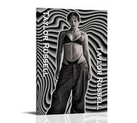 ZLLFES Taylor Russell Poster Canvas Wall Art Modern Simple Style Suitable for Various Life Scenes Is Also A Great Birthday Gift Souvenir ChoiceFrame-style24x36inch(60x90cm)