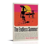 ZLLFES The Endless Summer Poster Canvas Wall Art Modern Simple Style Suitable for Various Life Scenes Is Also A Great Birthday Gift Souvenir ChoiceFrame-style12x18inch(30x45cm)