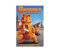 ZLLFES The Garfield Movie Poster Canvas Wall Art Modern Simple Style Suitable for Various Life Scenes Is Also A Great Birthday Gift Souvenir ChoiceUnframe-style24x36inch(60x90cm)
