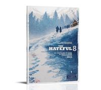 ZLLFES The Hateful Eight Poster Canvas Wall Art Modern Simple Style Suitable for Various Life Scenes Is Also A Great Birthday Gift Souvenir ChoiceFrame-style16x24inch(40x60cm)