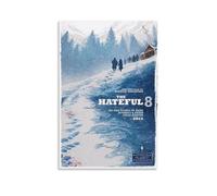 ZLLFES The Hateful Eight Poster Canvas Wall Art Modern Simple Style Suitable for Various Life Scenes Is Also A Great Birthday Gift Souvenir ChoiceUnframe-style16x24inch(40x60cm)