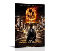ZLLFES The Hunger Games Poster Canvas Wall Art Modern Simple Style Suitable for Various Life Scenes Is Also A Great Birthday Gift Souvenir ChoiceFrame-style08x12inch(20x30cm)