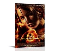 ZLLFES The Hunger Games Poster Canvas Wall Art Modern Simple Style Suitable for Various Life Scenes Is Also A Great Birthday Gift Souvenir ChoiceFrame-style16x24inch(40x60cm)