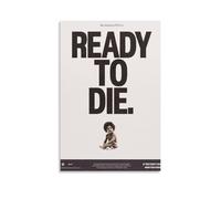 ZLLFES The Notorious B.I.G. Ready to Die Poster Canvas Wall Art Modern Simple Style Suitable for Various Life Scenes Is Also A Great Birthday Gift Souvenir ChoiceUnframe-style20x30inch(50x75cm)