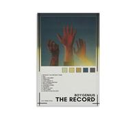 ZLLFES The Record Boygenius Album Poster Canvas Wall Art Modern Simple Style Suitable for Various Life Scenes Is Also A Great Birthday Gift Souvenir ChoiceUnframe-style24x36inch(60x90cm)