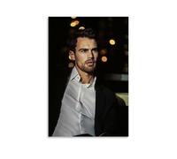 ZLLFES Theo James Poster Canvas Wall Art Modern Simple Style Suitable for Various Life Scenes Is Also A Great Birthday Gift Souvenir ChoiceUnframe-style08x12inch(20x30cm)