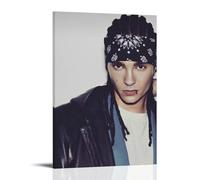 ZLLFES Tom Kaulitz Poster Canvas Wall Art Modern Simple Style Suitable for Various Life Scenes Is Also A Great Birthday Gift Souvenir ChoiceFrame-style16x24inch(40x60cm)