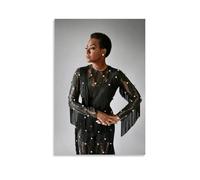 ZLLFES Viola Davis Poster Canvas Wall Art Modern Simple Style Suitable for Various Life Scenes Is Also A Great Birthday Gift Souvenir ChoiceUnframe-style16x24inch(40x60cm)