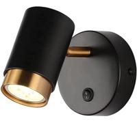 ZLLFHS Adjustable Wall Lamp Hardwired Wall Sconce with Headboard Lighting Fixture, Wall Mounted Lamps Indoor Bedroom Lights for Bedroom Living Room Home Bedside Decor Lamp (Black)