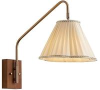 ZLLFHS CADPCAG Pleated Child's Study Room Wall Lamp Shade Bedroom Bedside Wall Sconces Fabric Wall Light Wall Sconce Lighting Fixture Living Room Wall Mount Lights Hallway Hotel E27/E14 Wall Lamps(A)