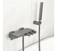ZLLFHS Enhanced Shower Faucet with Precise Ceramic Valve and Waterfall Outlet for Efficient Use - Brass Material, Rugged