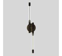 ZLLFHS Home Decoration Brushed d Wall Bar Light up down Wall Mounted Lamp Indoor Metal Iron Long Linear Wall Industrial Black Bathroom Vanity Fixtures for Bedroom Hallway/d/