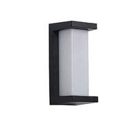 ZLLFHS Led Outdoor Wall Lamp Bright Up and Down Warm White Aluminum Garden Lights Waterproof IP65 for Patio Aisle Villa Exterior Walls Balcony Courtyard [Energy Class A++] (Color : Black 30w)