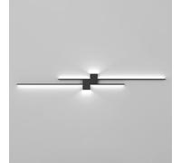 ZLLFHS Linear Wall Geometric Metal Strip Wall Light with Acrylic Shade Bedside Wall Lamp Indoor Long Atmosphere Lamps for Living Room