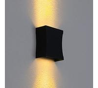 ZLLFHS Outdoor Sconce Square Black Lamp Up Down Light, IP65 Waterproof Mount Lighting Fixture, Exterior Wall Lamps LED Sconces for Patio Garden Porch Pathway