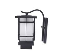 ZLLFHS Outdoor Wall Light Fixtures, Dusk to Dawn Wall Light Decoration, Compatible with Various Light, Hanging with Clear Glass Hood, Suitable for Outdoor/Indoor Use