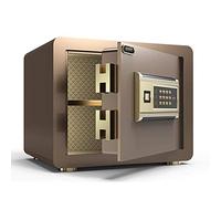 ZLLFHS Safes All Steel Thicken Safe， Small Household Password Office SAnti-theft Bedside SDeposit Flood Prevention into the Wardrobe Practical Storage SCabinet