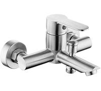 ZLLFHS Stainless Steel Outdoor Garden Taps Kit with Bathroom Shower Mixer Faucet Cold and Hot Water
