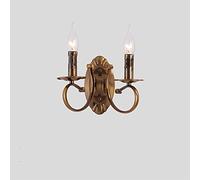ZLLFHS Vintage Candle Wall Lamp Farmhouse Metal Wall Sconces Bathroom Vanity Sconces Wall Lighting Wall Light Fixtures for Bathroom Bedroom Stairway Hallway Porch(C)