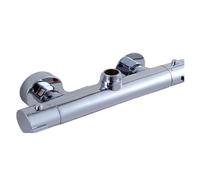 ZLLFHS Wall Mounted Thermostatic Shower Faucet with Two Handles Chrome Mixer YT Stylish & Adjustable Temperature Control for Bathrooms