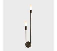 ZLLFHS Wall Sconces, Bedside Wall Lamp G9 Warm Light Living Room Background Wall Lights Creativity Aisle Lights Northern Europe Copper Hanging Light 10W Vanity Mirror Light Warm Light 3000K(Bl