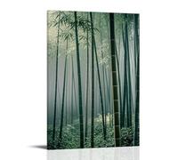 ZLLJXFZZ A Misty Morning in A Bamboo Forest, with Soft Light Filtering through The Tall Stalks And A Gentle B Wall Art Mural Modern Decoration Hanging Art Poster 24x36inch(60x90cm)