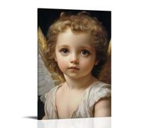 ZLLJXFZZ Angel Poster Cherub, Innocent Gaze Wall Art Mural Modern Decoration Hanging Art Poster 24x36inch(60x90cm)