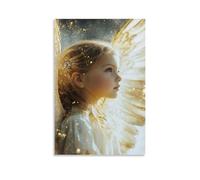 ZLLJXFZZ Angel Poster Guardian, Child Protection Wall Art Mural Modern Decoration Hanging Art Poster 24x36inch(60x90cm)