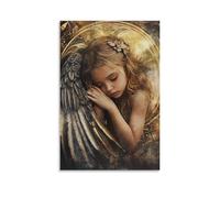 ZLLJXFZZ Angel Poster Guardian, Child Protection Wall Art Mural Modern Decoration Hanging Art Poster 24x36inch(60x90cm)